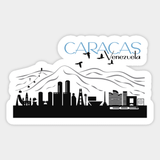 Caracas skyline Sticker